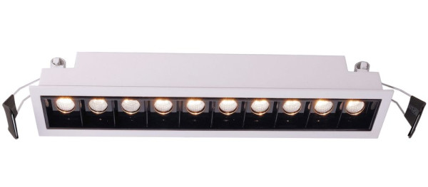 Deko-Light Deckeneinbauleuchte Ceti 10, weiß, matt, Warmweiß, 45°, 28-29V DC, 700mA 565251