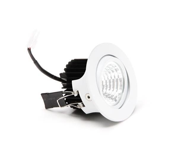 Deko-Light Deckeneinbauleuchte COB-68-350mA-2700K-rund, Signalweiß, Warmweiß, 45°, 16-17V DC, 350mA 565279