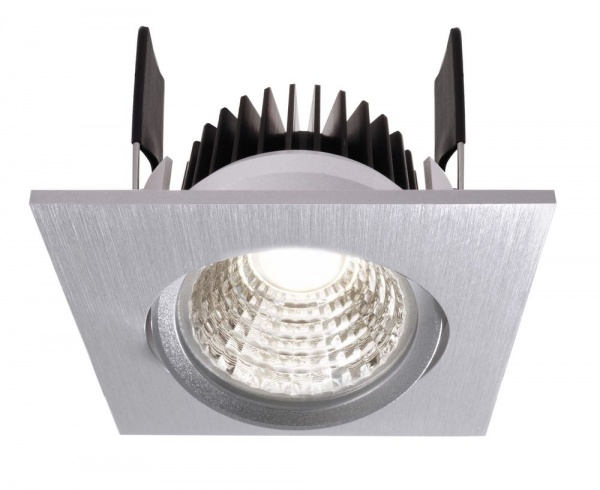 Deko-Light Deckeneinbauleuchte COB-68-350mA-4000K-eckig, silber, Neutralweiß, 45°, 16-17V DC, 350mA 565284