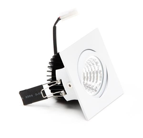 Deko-Light Deckeneinbauleuchte COB-68-350mA-4000K-eckig, Signalweiß, Neutralweiß, 45°, 16-17V DC, 350mA 565285