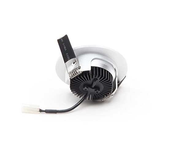 Deko-Light Deckeneinbauleuchte COB-68-24V-2700K-rund, silber, Warmweiß, 45°, 24VDC 565299