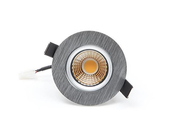Deko-Light Deckeneinbauleuchte COB-68-24V-2700K-rund, silber, Warmweiß, 45°, 24VDC 565303
