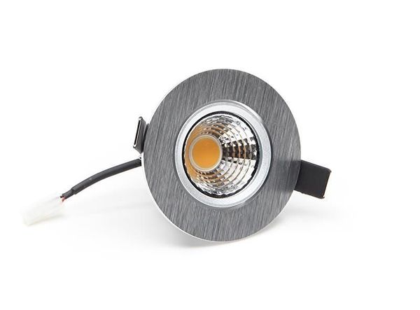 Deko-Light Deckeneinbauleuchte COB-68-24V-2700K-rund, silber, Warmweiß, 45°, 24VDC 565303