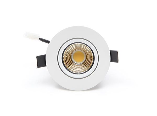 Deko-Light Deckeneinbauleuchte COB-68-24V-2700K-rund, Signalweiß, Warmweiß, 45°, 24VDC 565304