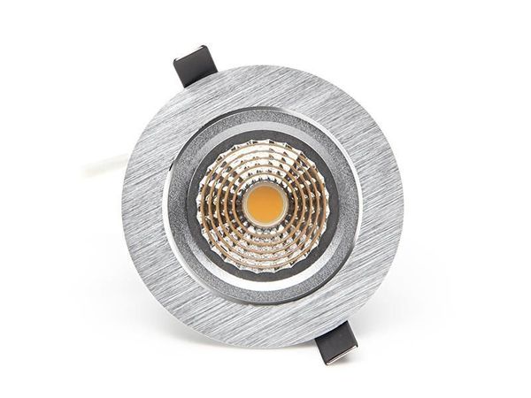 Deko-Light Deckeneinbauleuchte COB-95-24V-4000K-rund, silber, Neutralweiß, 45°, 24VDC 565309