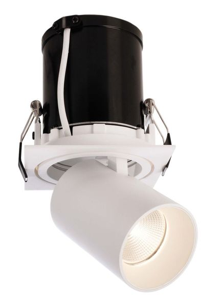 Deko-Light Deckeneinbauleuchte Rigel Mini Square Single, weiß, matt, Warmweiß, 35°, 21-22V DC, 500mA, 11W 565312