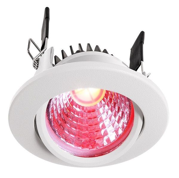 Deko-Light Deckeneinbauleuchte COB 68 RGBW, Signalweiß, RGB + Warmweiß, 50°, 24VDC 565335