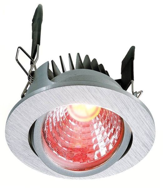 Deko-Light Deckeneinbauleuchte COB 68 RGBW, silber, RGB + Warmweiß, 50°, 24VDC 565336