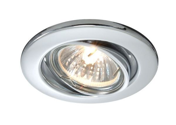 Deko-Light Deckeneinbauring, silber, Chrom, 12V, GU5.3 MR16, max. 50W 686869