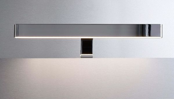 Deko-Light Möbelaufbauleuchte Spiegel Line II, Warmweiß, 12V DC, Alu, Silber, Chrom, IP44 687063