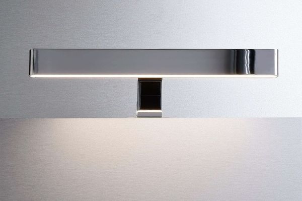 Deko-Light Möbelaufbauleuchte Spiegel Line I, Warmweiß, 12V DC, Alu, Silber, Chrom, IP44 687065