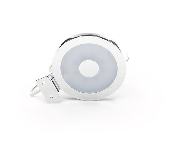Deko-Light Möbelaufbauleuchte Spiegel Rund, Neutralweiß, 12V DC, Alu, Silber, Chrom, IP44 687130
