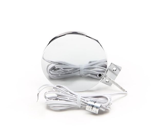 Deko-Light Möbelaufbauleuchte Spiegel Rund, Neutralweiß, 12V DC, Alu, Silber, Chrom, IP44 687130