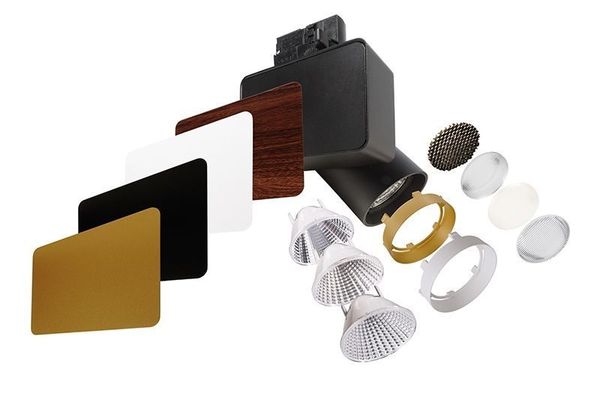 Deko-Light Schienensystem 3-Phasen 230V, Nihal, Warmweiß, schwarz 707041