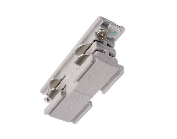 Deko-Light Schienensystem 3-Phasen 230V, D Line elektrischer Verbinder grau 710016