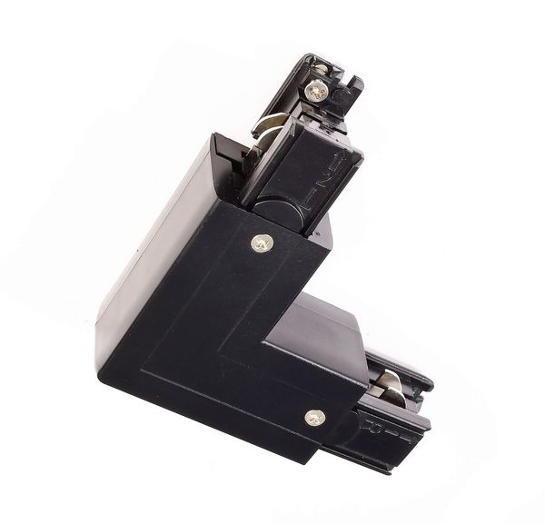 Deko-Light Schienensystem 3-Phasen 230V, D Line 90°-Verbinder links-rechts schwarz 710038