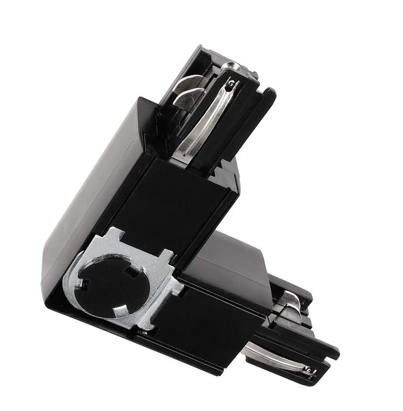 Deko-Light Schienensystem 3-Phasen 230V, D Line 90°-Verbinder links-rechts schwarz 710038