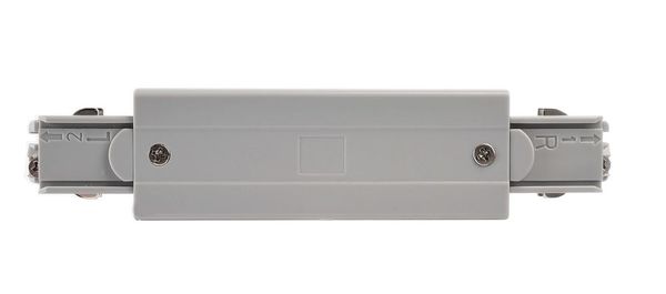 Deko-Light Schienensystem 3-Phasen 230V, D Line elektrischer Längsverbinder links-rechts grau 710043