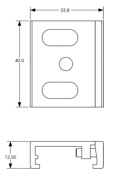 Deko-Light Schienensystem 3-Phasen 230V, D Line Montagehalter Deckenbefestigung Flex 710063