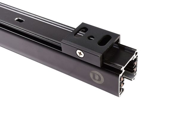 Deko-Light Schienensystem 3-Phasen 230V, D Line Montagehalter Deckenbefestigung Flex schwarz 710065