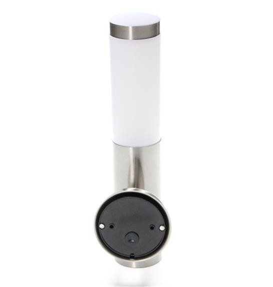 Deko-Light Wandaufbauleuchte Nova II, E27, max. 40W, Edelstahl, silber, IP44 730034