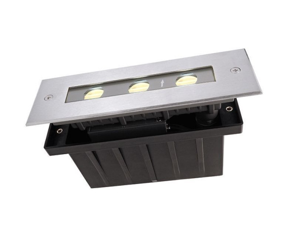 Deko-Light Bodeneinbauleuchte Line I WW, asymmetrisch, Warmweiß, IP67 730292