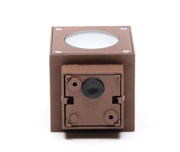 Deko-Light Wandaufbauleuchte Cubodo B, Warmweiß, braun, IP54 730329