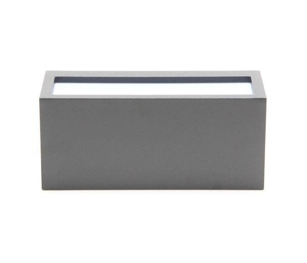 Deko-Light Wandaufbauleuchte Rilongo A, E27, max. 18W, Basaltgrau RAL 7012, IP54 730330
