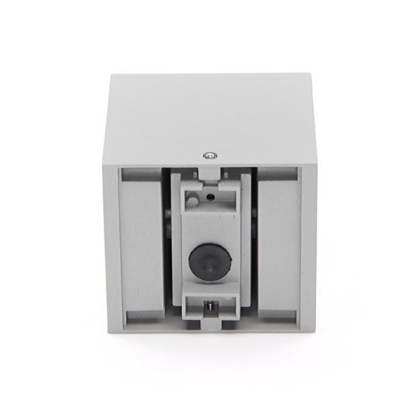 Deko-Light Wandaufbauleuchte Cubodo II Double SG, Warmweiß, silber, IP54 731019
