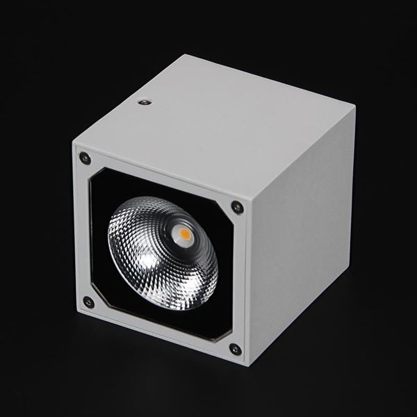 Deko-Light Wandaufbauleuchte Cubodo II Double W, Warmweiß, weiß, IP54 731020