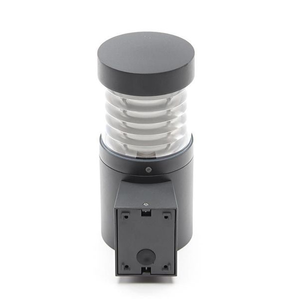 Deko-Light Wandaufbauleuchte Ortis, Warmweiß, dunkelgrau, IP54 731031