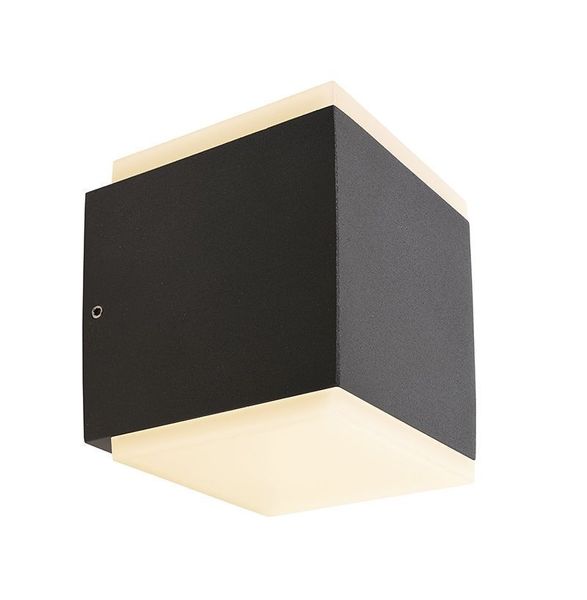 Deko-Light Wandaufbauleuchte Ancha II, Warmweiß, Graphitgrau, IP54 731088