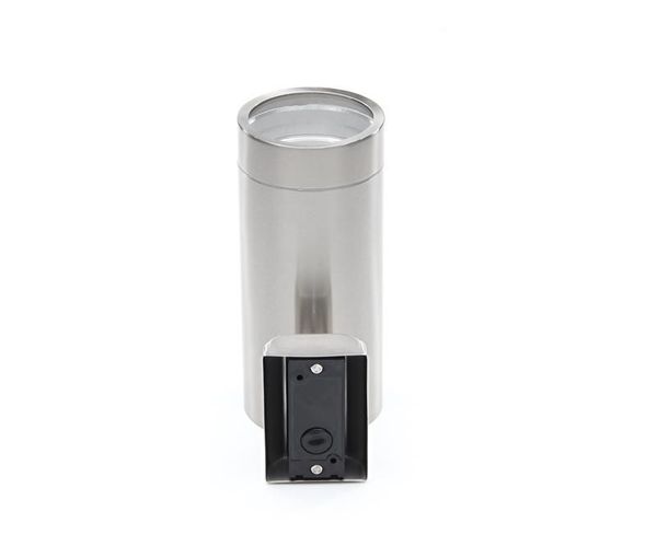 Deko-Light Wandaufbauleuchte Zilly IV Down, E27, max. 18W, Edelstahl, silber, IP44 731089