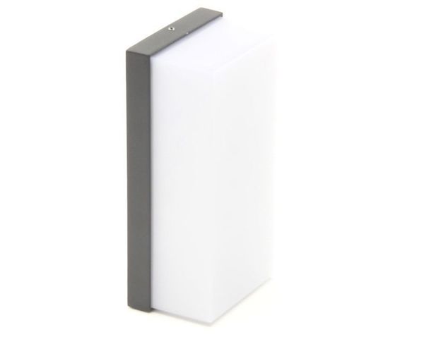 Deko-Light Wandaufbauleuchte Grumium eckig CCT, Warmweiß + Neutralweiß, Dunkelgrau, IP54 731126