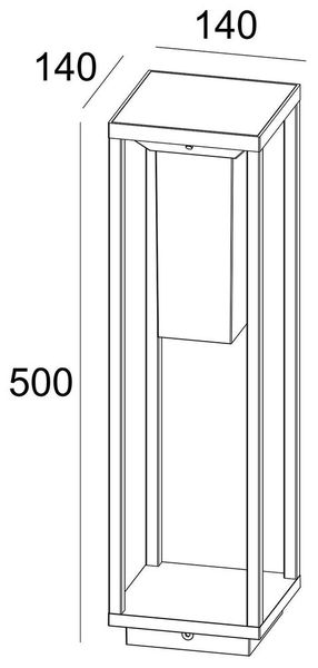 Deko-Light Stehleuchte Samas Solar 500, Warmweiß, dunkelgrau, 3,7V DC, IP54 733050