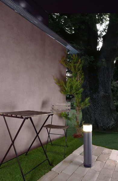 Deko-Light Stehleuchte Steckdosenturm beleuchtet, Warmweiß, Dunkelgrau, IP44 733054