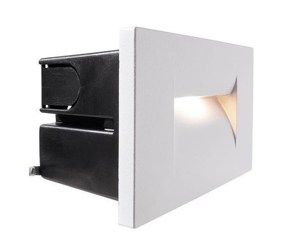 Deko-Light Wandeinbauleuchte Yvette I W, asymmetrisch, Warmweiß, IP65 763005