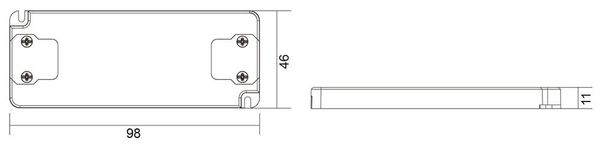 Deko-Light LED-Netzgerät, FLAT, CC, UT500mA/6W, 1-6W 862130