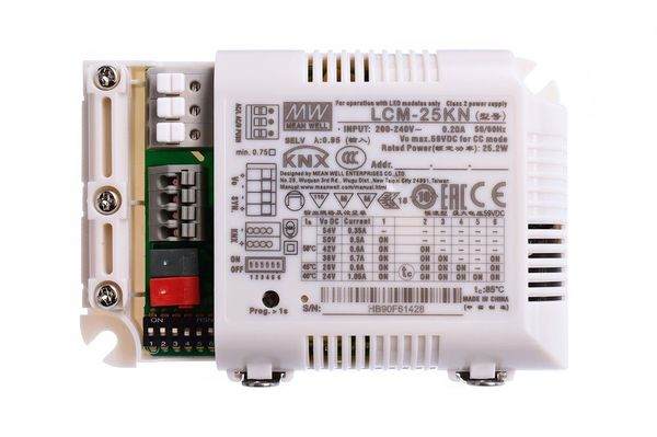 Meanwell Netzgerät, DIM, Multi CC, LCM-25KN - KNX, dimmbar KNX 862174