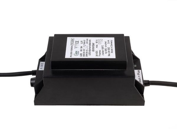 ABN Netzgerät, LED Sicherheitstransformator, DIM, CV, 60VA/24V DC, dimmbar, 12-60W 872045
