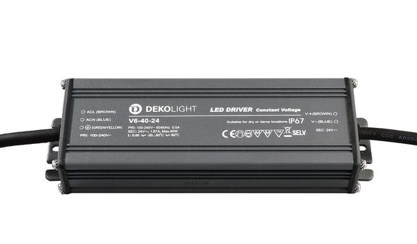 Deko-Light LED-Netzgerät, IP, CV, V6-40-24, 40W 872083