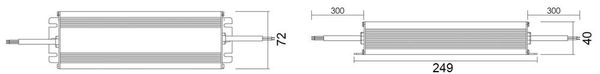 Deko-Light LED-Netzgerät, IP, CV, V6-240-24, 240W 872089