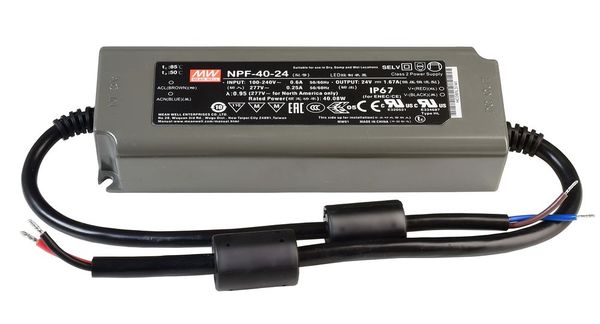 Meanwell Netzgerät, CV, NPF-40-24, 40W 872101