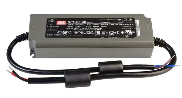 Meanwell Netzgerät, CV, NPF-60-48, 60W 872106