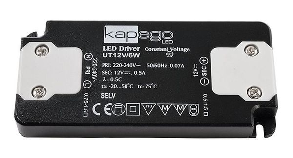Deko-Light LED-Netzgerät, FLAT, CV, UT12V/6W,6W 872629