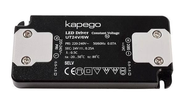 Deko-Light LED-Netzgerät, FLAT, CV, UT24V/6W,6W 872630