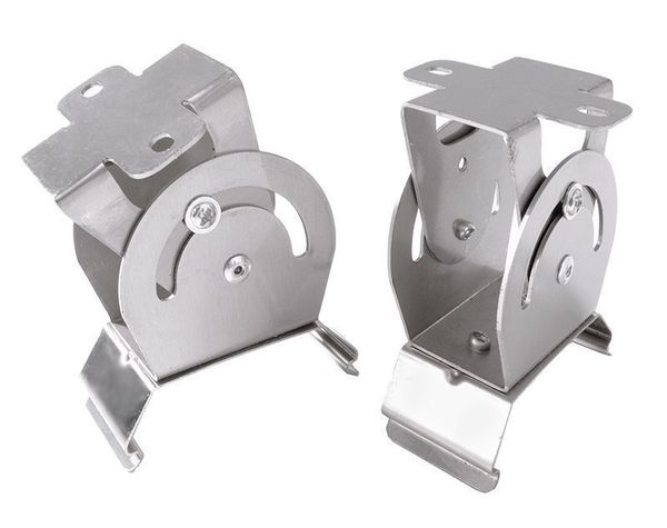 Deko-Light Aufbaumontagehalter für Leuchte Tri Proof 2 Stk., Metall, Silber-grau 930072