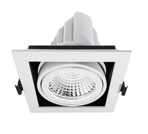 Deko-Light Kardanrahmen für Modular Sytem COB, Aluminium, Reinweiß, mattiert, 140mm 930092