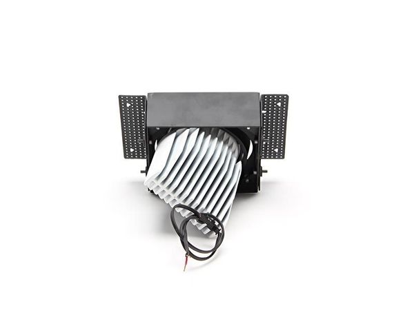 Deko-Light Kardaneinsatz ohne Rahmen für Modular Sytem COB, Aluminium, Signalschwarz, mattiert, 178mm 930095