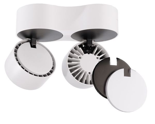 Deko-Light Abdeckung Kühlkörper Schwarz für Serie Uni II, Schwarz 930337